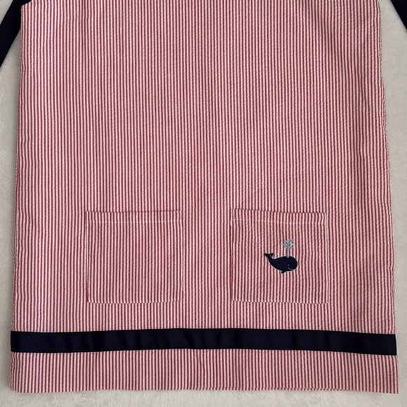 {CPC} Classic Prep | Seersucker Embroidered Whale Dress Red/White/Blue (4T) - Picture 7 of 15
